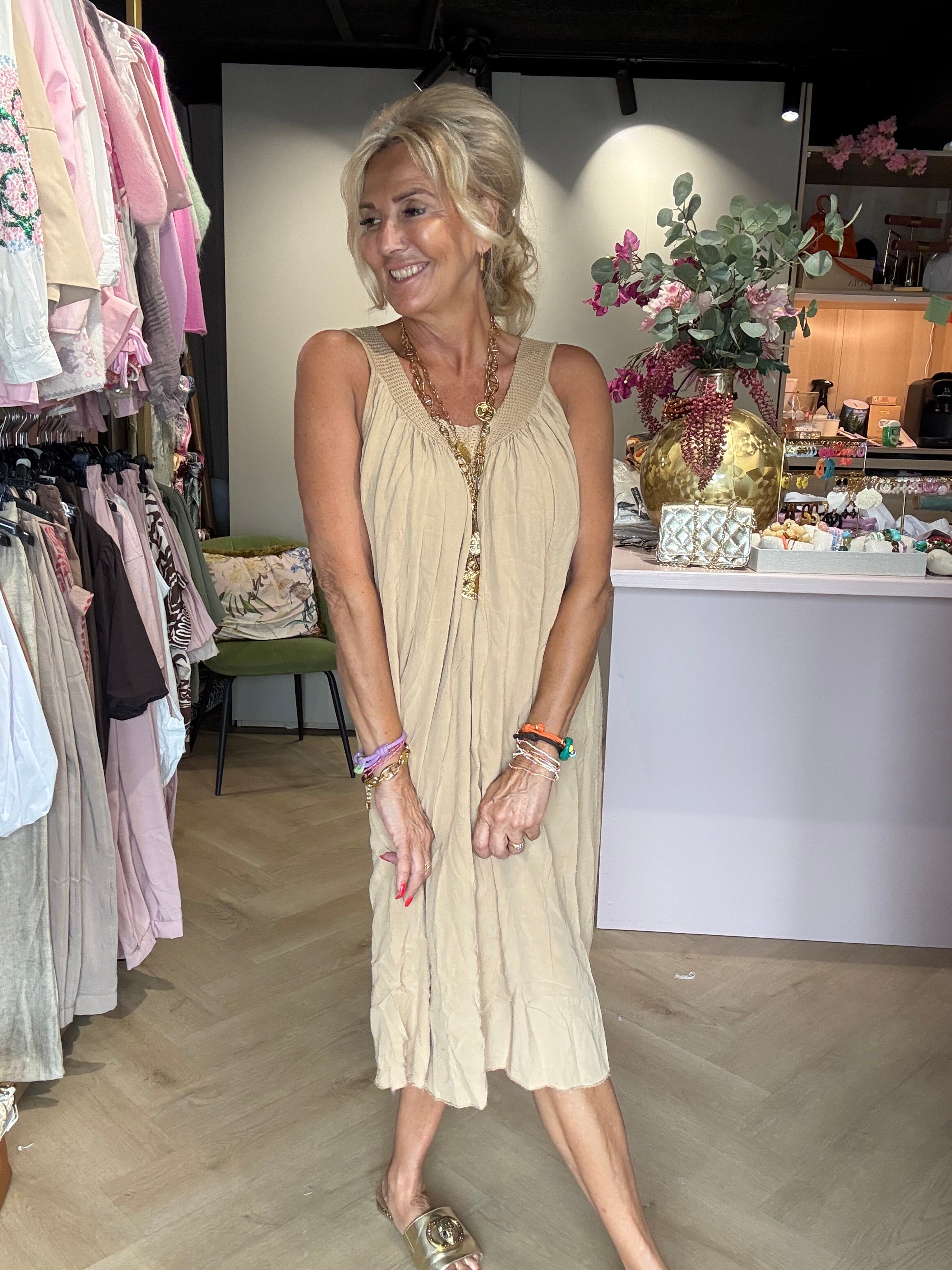 Kleid Camel Zandvoort am Meer